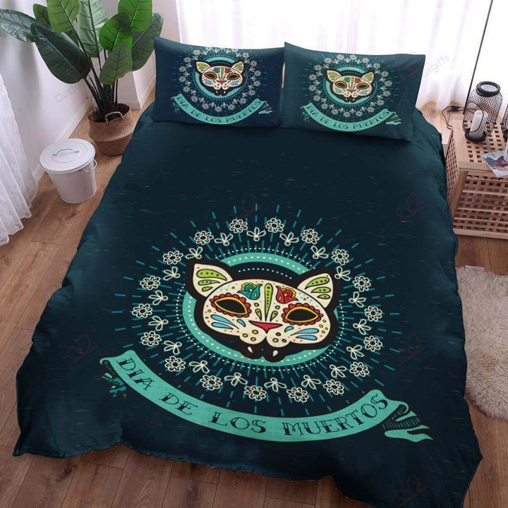 Cat Day Of The Dead MK Bedding Set CYLIBJ