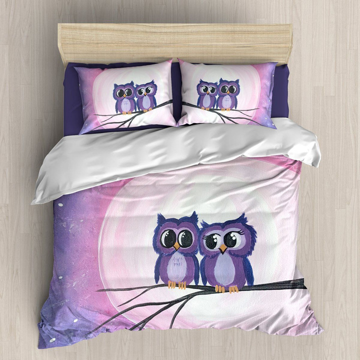 Owl And Moon Bedding Set ACD