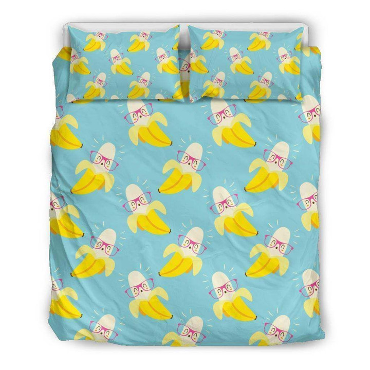 Banana Pattern Print Design Bedding Set IYD