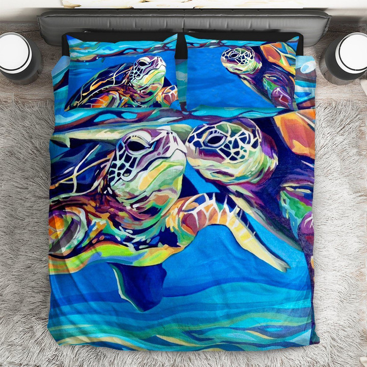 Couple Turtle-Bed CL04110057MDB Bedding Sets