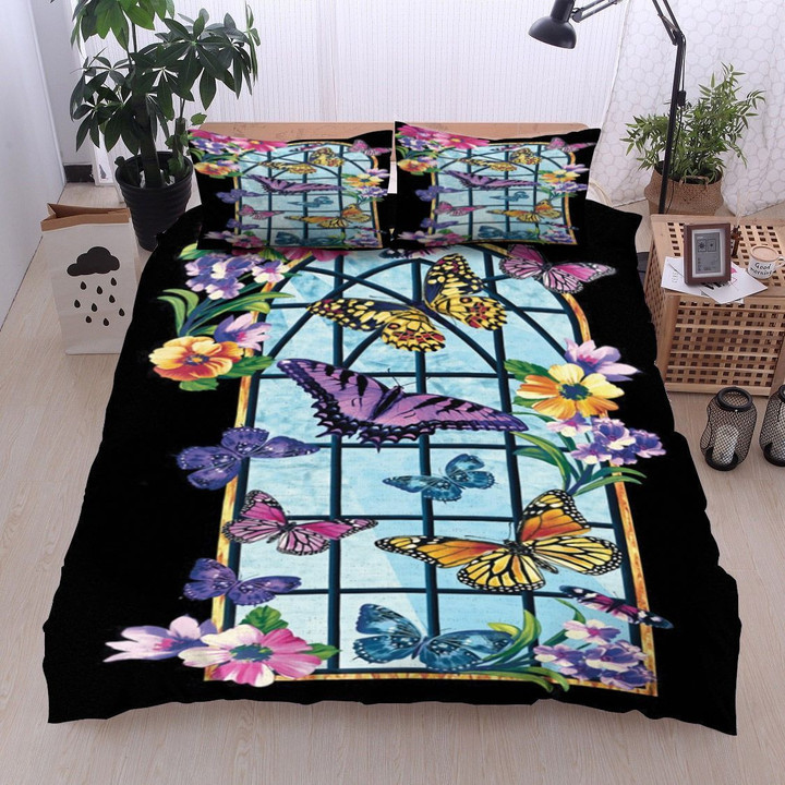 Butterfly Flower HN0211043B Bedding Sets