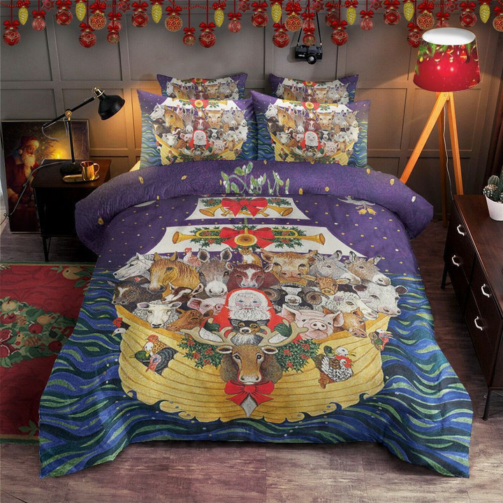 Christmas Animals Ship HM0611022T Bedding Sets