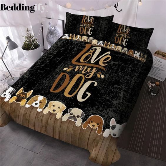 Love My Dog CLM0910199B Bedding Sets