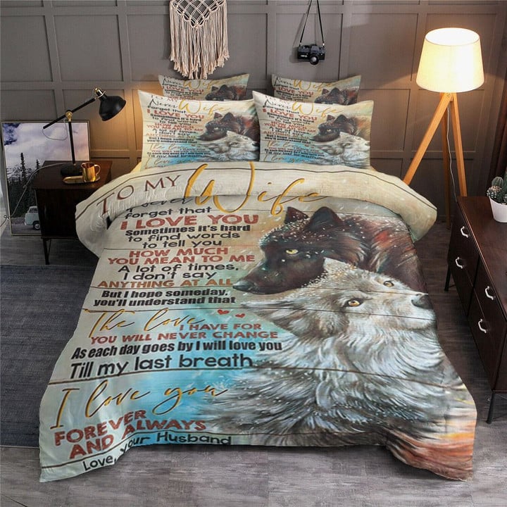 Husband To Wife Wolf BT0901240B Bedding Sets