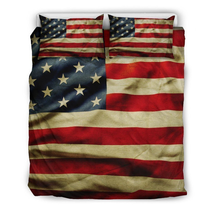Vintage American Flag Patriotic CL16100781MDB Bedding Sets