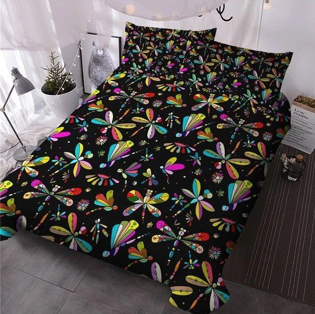 Colorful Dragonfly CLH1410068B Bedding Sets