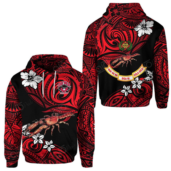 Rewa Rugby Union Fiji Hoodie Unique Vibes - Red