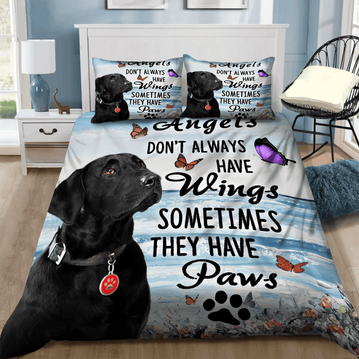 Black Labrador Bedding Set