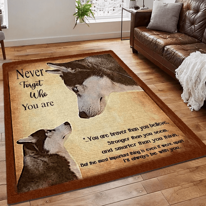 Husky Lover Cool Area Rug, Siberian Husky Cool Rug, Husky Printing Floor Mat Carpet, Husky NeRug, Gifts for Husky