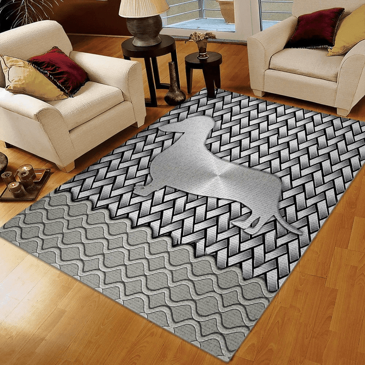 Dachshund Rug, Dachshund Lover Printing Floor Mat Carpet, Dachshund SliRug, Gifts for Dachshund
