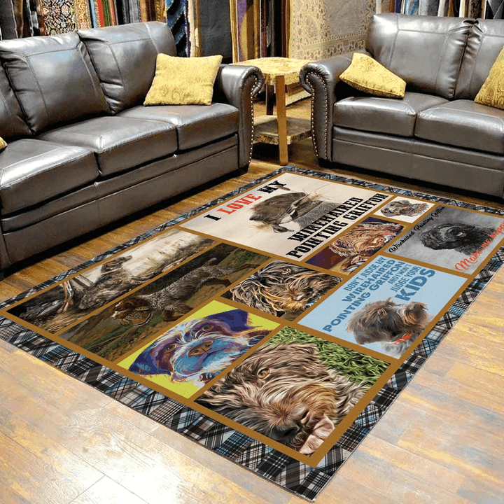 Wirehaired Pointing Griffon Color Rug