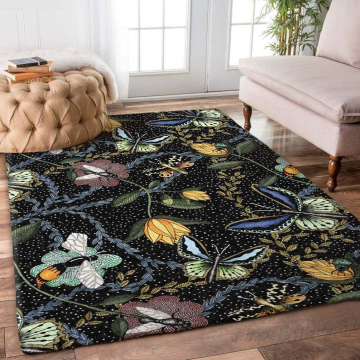 Bee And Butterfly Rug