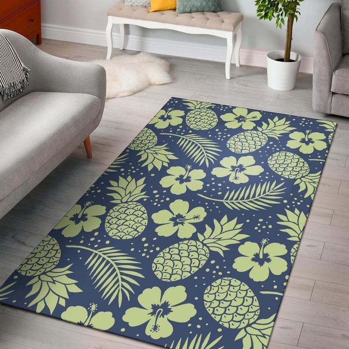 Pineapple Pattern Print Design Rug