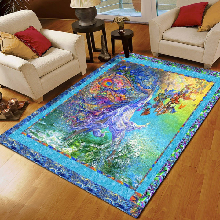 Wing Of Joy Angle Butterfly Rug