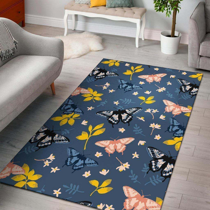 Monarch Butterfly Rug