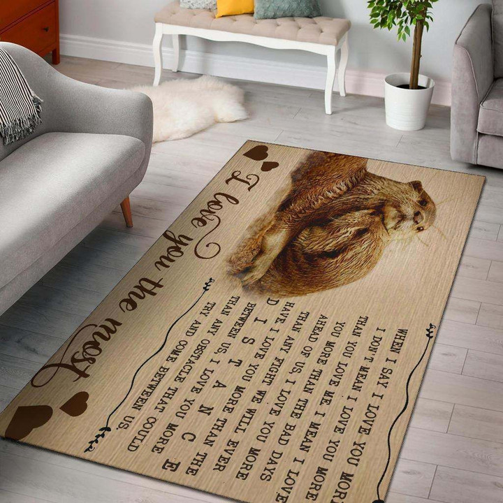 Otter Love Most Rug