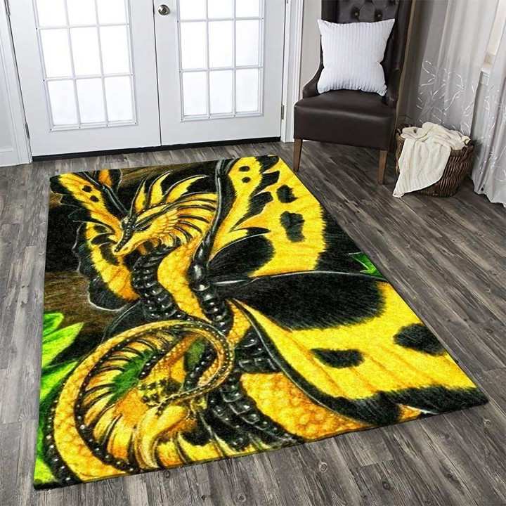 Dragon Butterfly Rug