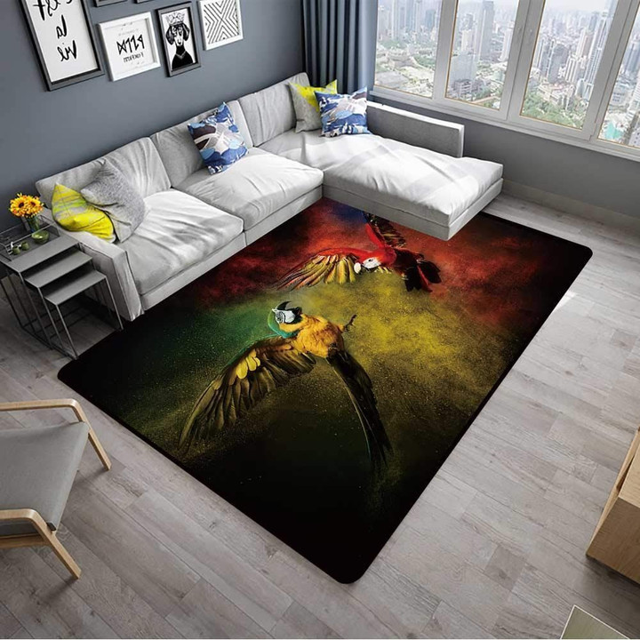 Two Parrots Rug