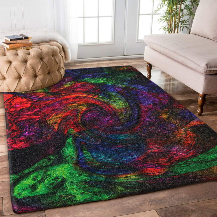 Neon Colorful Painting Rug