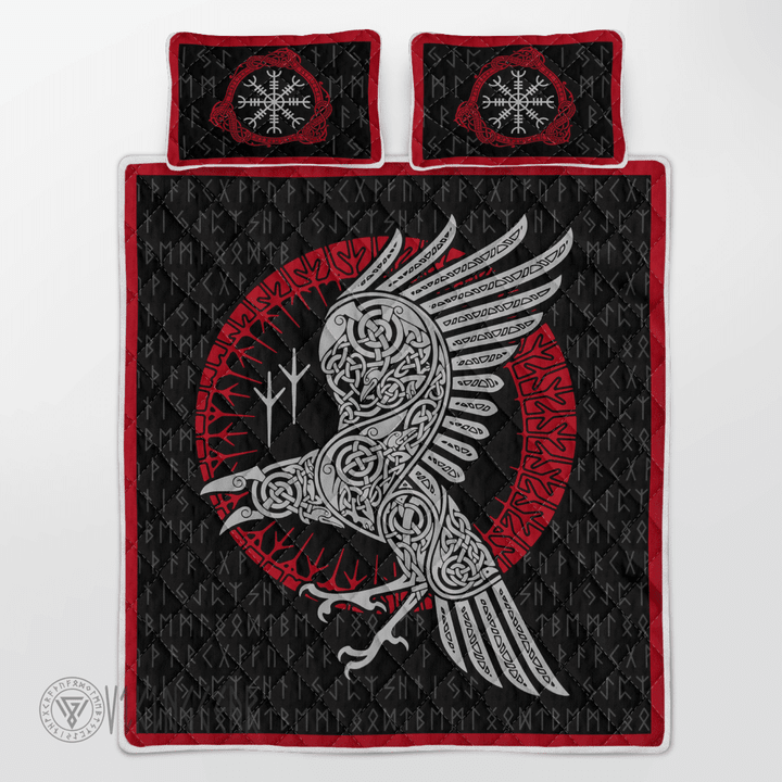 Raven and Rune - Viking Quilt Bedding Set