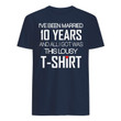 10th Wedding Anniversary Gifts for Her & Him Couples T-shirt