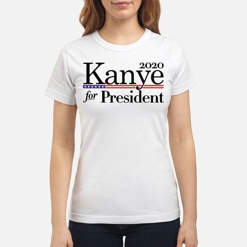 2020 Kanye For President American Flag Move Oregon For A Greater Idaho American Flag Shirt Classic Women's T-Shirt