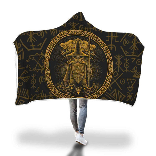 Viking Hooded Blanket - Viking Witch Hooded Blanket PL101