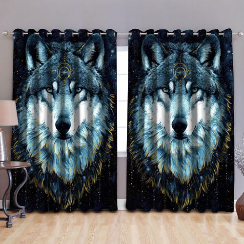 Wolf Passion Window Curtains by SUN QB05282009-SU