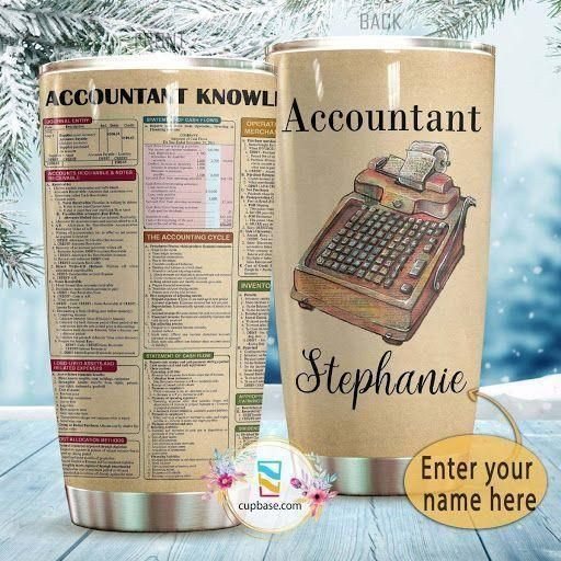 ACCOUNTANT KNOWLEDGE PERSONALIZED TUMBLER