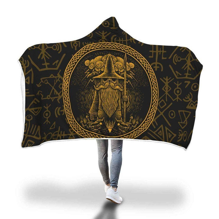 Viking Hooded Blanket - Viking Witch Hooded Blanket PL101