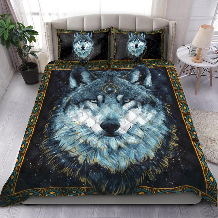 Wolf Passion Quilt Bedding Set by SUN QB05282009-SU