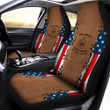USMC Veteran - Personalized Car Seat Covers - Universal Fit - Set 2