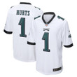 Eagles White Player Game Jersey - All Stitched