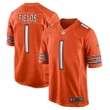 Men's Justin Fields Chicago Bears Game Jersey - All Stitched