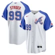 Atlanta Braves Spencer Strider City Connect Jersey - All Stitched