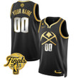 Denver Nuggets 2023 Finals Patch Gold Special Custom Jersey V2 - All Stitched