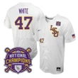 Tommy White LSU Tigers College World Series National Champions Jersey - All Stitched
