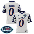 Frank Harris UTSA 2022 Champions White Jersey - All Stitched