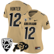 Travis Hunter Colorado Buffaloes Gold Jersey - All Stitched