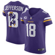 Justin Jefferson Minnesota Vikings Purple F.U.S.E. Jersey - Stitched