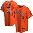 Jeremy Pena Los Astros Orange Jersey - All Stitched