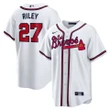 Austin Riley Atlanta Braves Los Bravos White Jersey - All Stitched