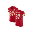 Travis Kelce Kansas City Chiefs Red Vapor Elite Jersey - All Stitched