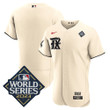 Texas Rangers City Connect 2023 World Series Patch Jersey - All Stitched