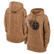 Tennessee Titans 2023 Salute To Service Brown Hoodie - Printed