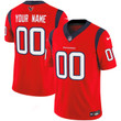 Houston Texans Candy Red Custom Jersey - All Stitched