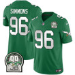 Clyde Simmons Philadelphia Eagles Kelly Green Jersey - All Stitched