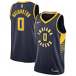 Tyrese Haliburton Indiana Pacers Navy Jersey - All Stitched