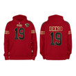 Deebo Samuel San Francisco 49ers Red Gold Hoodie - Stitched