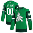 Arizona Coyotes St. Patrick's Day Custom Jersey - All Stitched